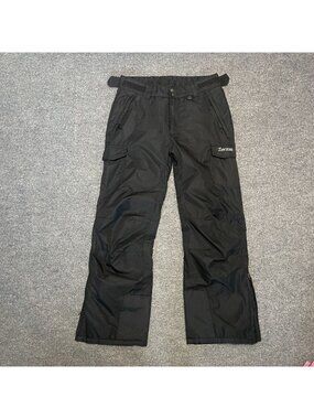 Zermatt Black Mens Medium Ski Snow Pants 3K